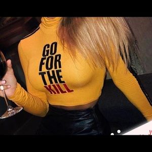 Printed high neck sweatshirt